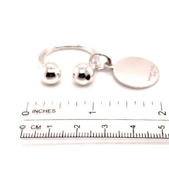 Tiffany & Co Estate Sterling Silver Keychain 9.2 Grams TIF147 - Picture 5 of 11